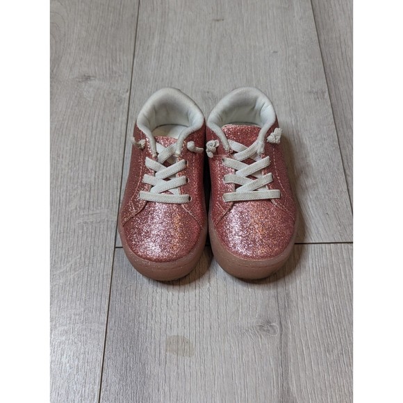 Carter's Toddler Girl's Pink Glitter Shoes, Size 5T - Picture 3 of 8